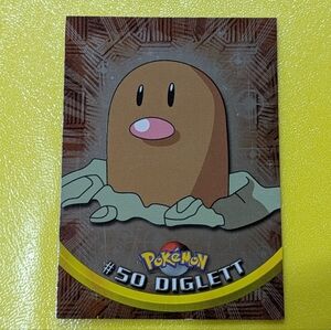 Vintage Pokemon🔥 1999 TOPPS TV 👉 DIGLETT #50 HOLO TCG | GC+